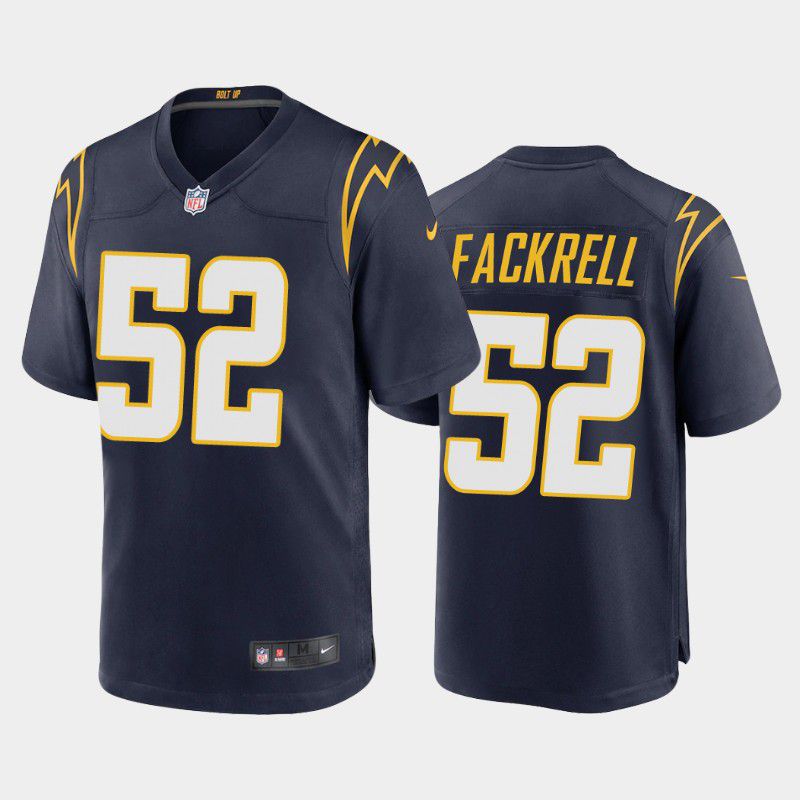 Men Los Angeles Chargers 52 Kyler Fackrell Nike Navy Game NFL Jersey
